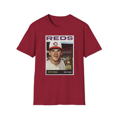 Pete Rose Rookie All Star Vintage T-Shirt, 1964 Baseball Card #125 – Unisex Gift