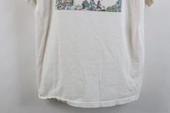Vintage Y2K Mens Large 2005 Dexter Ann Arbor Run Short Sleeve T-Shirt White