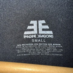 Imagine Dragons Evolve Tour 2018 T-Shirt Men’s Small S Black graphic crew tee