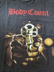 NOS Body Count Bloodlust Revolver T-shirt Black Size 3XL White Specks