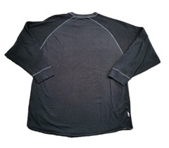 Mecca VTG Y2K Thermal Hip-hop Goth Black Long-sleeve Men 2XL Skater VTG
