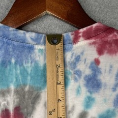 China Town Market Colorful Tie Dye T Shirt Mens Large Graphic Print Logo Casual