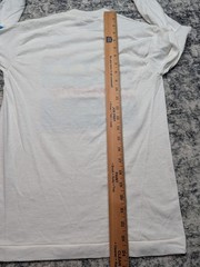Vintage Screen Stars 1984 Swimming Graphic White Long Sleeve Shirt Size Small