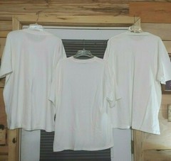 Gildan/Hanes mans white t shirts total 3 size xl