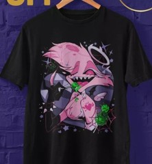 Angel Dust Tshirt, Anime Gifts, Hazbin Hotel Tshirt Gift For Fans S-5Xl