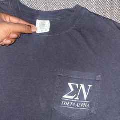 Sigma Nu Fraternity Kobe Bryant #24 LA Lakers Tribute T Shirt Mens Large Black L