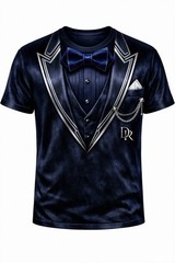 Digital Remains Tuxedo Shirts