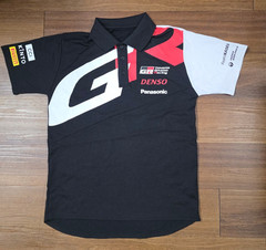 Toyota Gazoo Racing GR Polo Shirt Motorsport Denso Panasonic Rare Promo L M