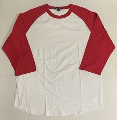 Sport-Tek Colorblock Raglan Baseball Sleeves Jersey. Red/White. Men’s XL NWOT!