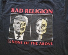 Bad RELIGON Size Large None of The Above Original TOUR SHIRT In Excellent Shape