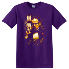 Godfather Inspired T Shirt Vintage Art Design Mafia Classic Film Tee