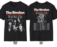 The Strokes Reality Awaits World Tour 2026 T-Shirt