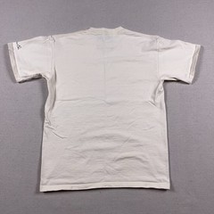 Vtg Wine Stain T Shirt Mens Medium Heavyweight Ivory Single Stitch MINC USA 90s