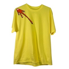 Marvel DC Comics Size XL Watchmen Clock Hand T Shirt Yellow Hanes Tag