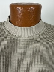 Vintage Jhane Barnes Shirt Men Small Oversized Silk Waffle-Knit Stretch Minimal