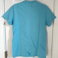 Gildan Fiesta San Antonio 2022 Graphic T Shirt Mens Small Blue Heavy Cotton Tee