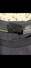 Hugo Boss Green Label Shirt Black White Men’s Size L Logo Spell Out Short Sleeve