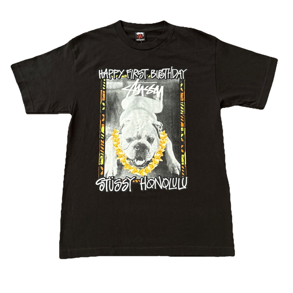 Stussy Honolulu Family and Friends HAPPY FIRST BIRTHDAY M **Extremely Rare!!**