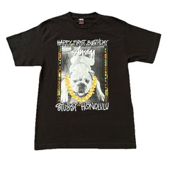 Stussy Honolulu Family and Friends HAPPY FIRST BIRTHDAY M **Extremely Rare!!**