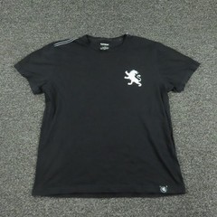 Express Shirt Mens Large Black Lion Logo Graphic Crewneck Tee T-Shirt Casual