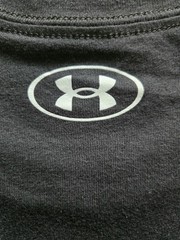 Under Armour Men’s Black Graphic Print T-shirt Big Logo Short Sleeve Crew Neck L