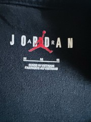 Nike Air Jordan Shirt Mens Medium Black Crew Neck Cotton Knit Spell Out