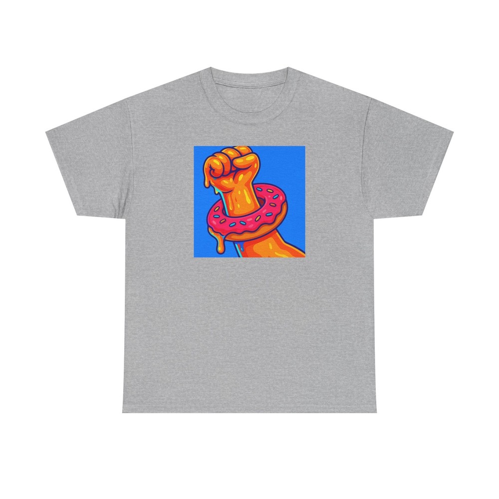 Gay Men’s Donut Fist Tee, LGBTQ Pride Shirt, LGBT Rainbow Apparel, Unisex