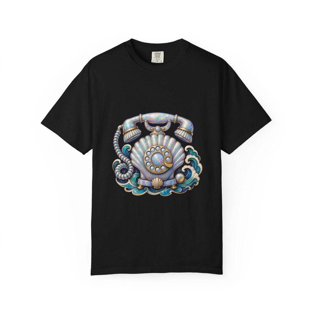 Opal Coastal Rotary Phone Scallop T-Shirt Graphic