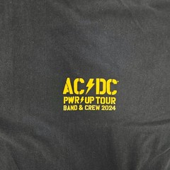 AC/DC PWR UP Tour 2024 Band & Crew T-Shirt 4XL