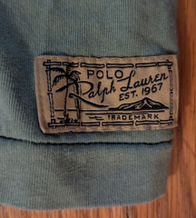 Polo Ralph Lauren Mint R.L. SURF CLUB 1967 WEST COAST Embroidered T Shirt L