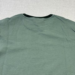 Scotch & Soda Shirt Mens M Green Waffle Crewneck Short Sleeve Stretch Amsterdam