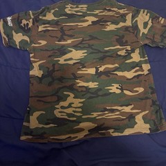 District Made Jesus Superman Logo Camo T-Shirt Size S