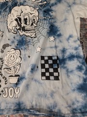 Alab Never Grow Up Tie Dye Tee Shirt Pre Owned Excellent