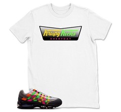 Krispy Kicks Shirt to Match Air Max 95 Woven, BLACK/WHITE