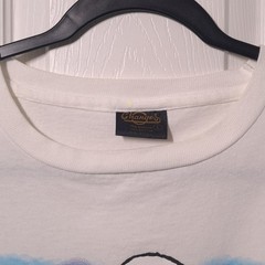 VINTAGE Snoopy: Friends Are The Flowers USED Shirt: DISTRESSED, L, Single Stitch