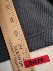 Uniqlo Airism Mens T-Shirt Striped School Work Casual Size S Charcoal