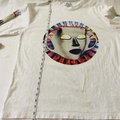 Palace Shirt Mens XL White Flat Stancey Longsleeve Skateboard Graphic Mask Art