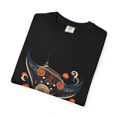 Paper Cut Night Market Radio Manta T-Shirt Graphic