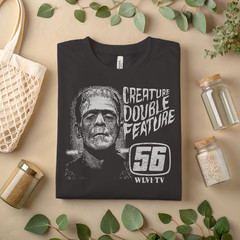 Retro Horror Monster T-Shirt – Vintage Creature Feature Graphic Tee A175