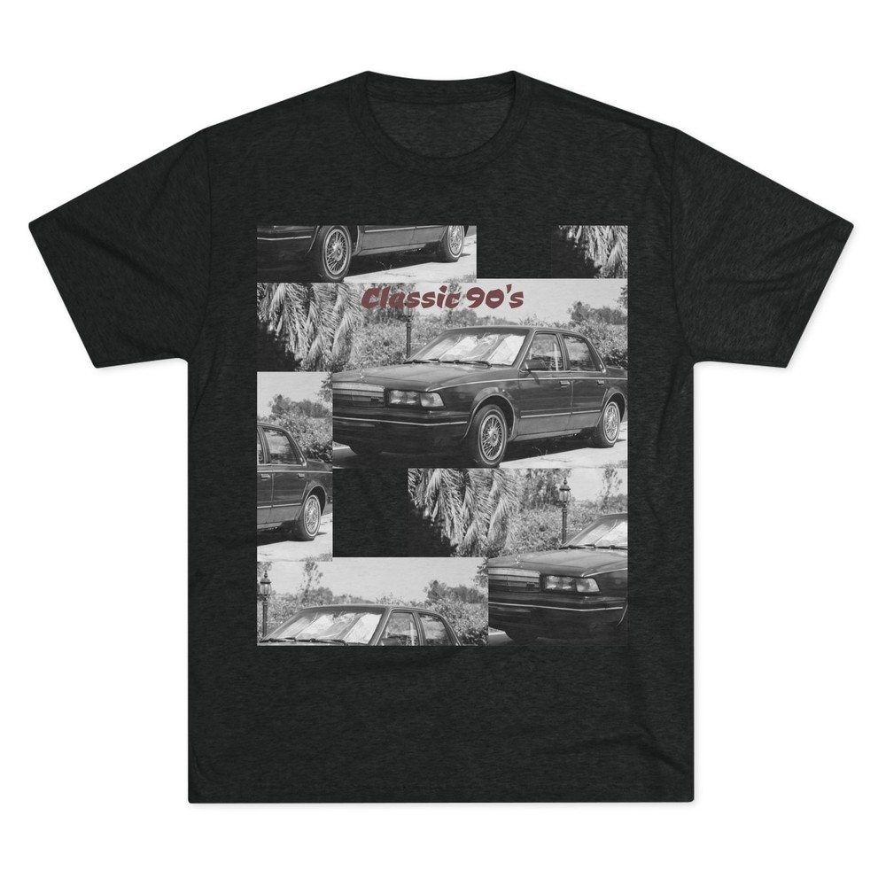 1990 Buick Custom Classic 90s Car Tee | Retro Sedan T-Shirt