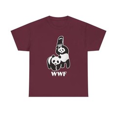 Panda Wrestling Hardcore Chair Tee | Playful Panda Illustration T-Shirt