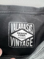 Valabasas Vintage T-Shirt Mens 2XL Black Faded Look Shirt 7th Annual Racing