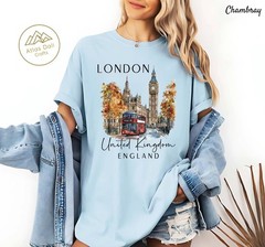 London Unisex Shirt Travel Gift United Kingdom Trip Souvenir Tee