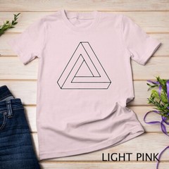 Sacred Geometry Shirt – Geometric Penrose Triangle T Shirt Unisex T-shirt