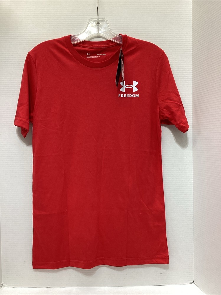 Under Armour 1370810 Men’s Athletic UA Freedom Flag T-Shirt Short Sleeve Tee XS