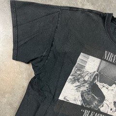 Nirvana T Shirt Mens XL Black Bleach Grunge Y2K Preowned