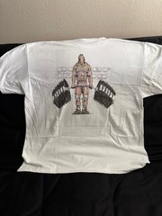 NEW POWER LIFTING : “DTG” PRINT On 100% COTTON WHITE T-SHIRT 2XX