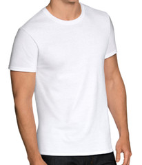 Men 100% Cotton Thick Casual T-Shirt Basic Tee Crew V-Neck White Black S-4XL LOT