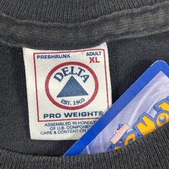 Delta Pro Weight T-Shirt Men’s XL Black Taco Bell Promo Chiwaua Here Lizard