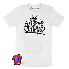Men’s Graphic Design T Shirt 90’s Hip Hop Junkie Urban Street Graffiti Tag Tee